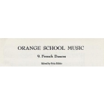 Image links to product page for French Dances (no. 9 from Orange School Music)